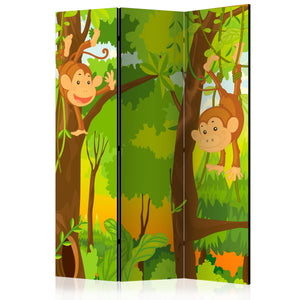 Kamerscherm - Jungle - Monkeys