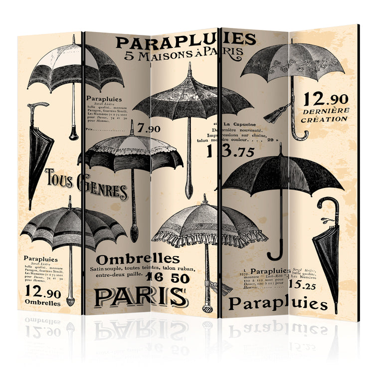 Kamerscherm - Vintage Umbrellas II