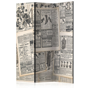Kamerscherm - Vintage Newspapers