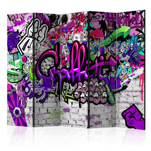 Kamerscherm -  Purple Graffiti