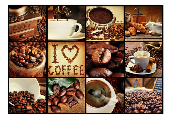 Fotobehang - Coffee - Collage