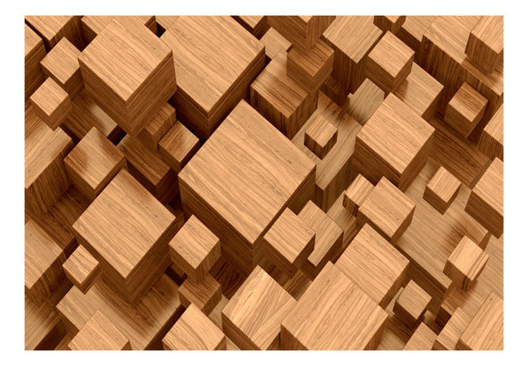 Fotobehang - Wooden Maze