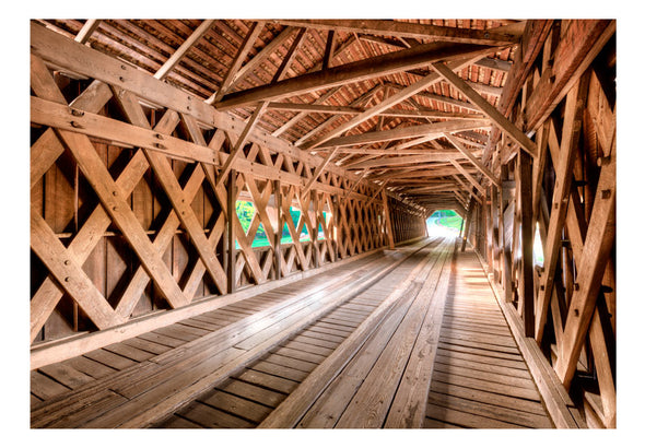 Fotobehang - Wooden Bridge