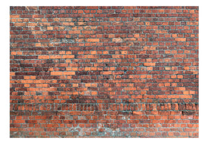 Fotobehang - Vintage Wall (Red Brick)