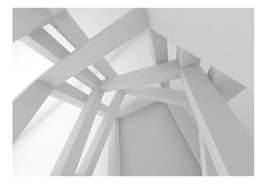 Fotobehang - White Construction