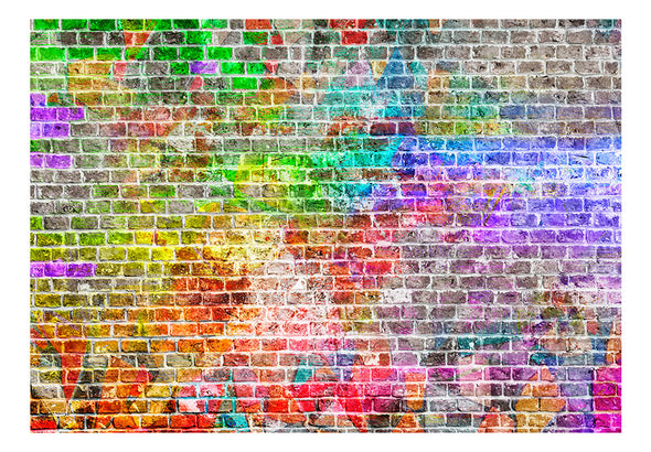 Fotobehang - Rainbow Wall