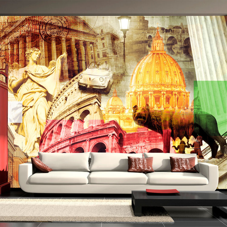 Fotobehang - Rome - collage