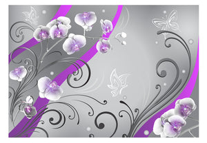 Fotobehang - Purple orchids - variation