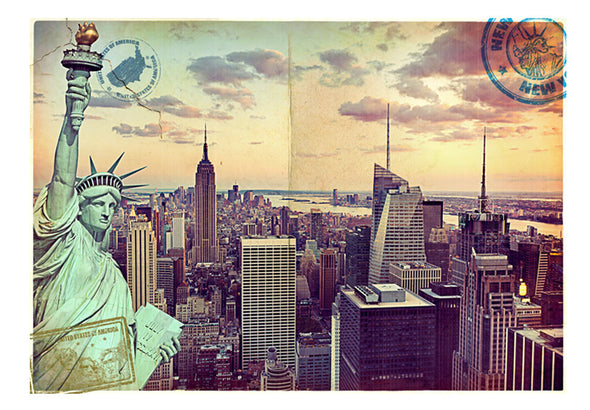 Fotobehang - Postcard from New York
