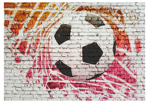 Fotobehang - Street football