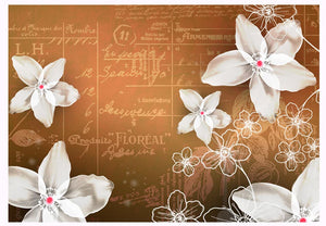 Fotobehang - Floral notes