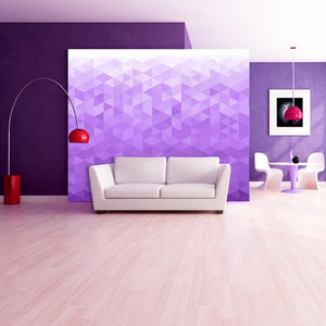 Fotobehang - Violet pixel