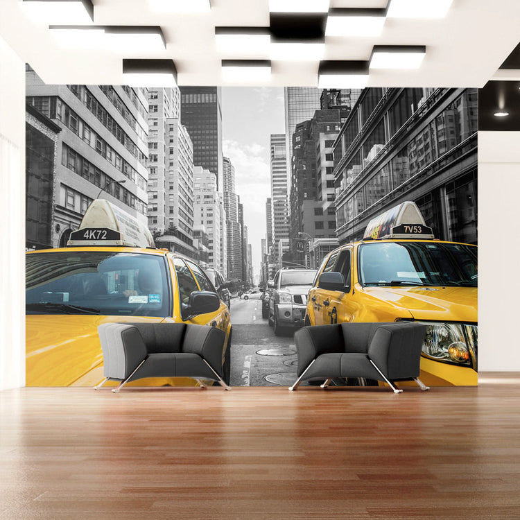 Fotobehang - New York taxi