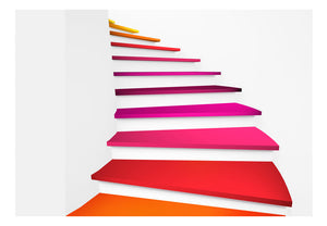 Fotobehang - Colorful stairs
