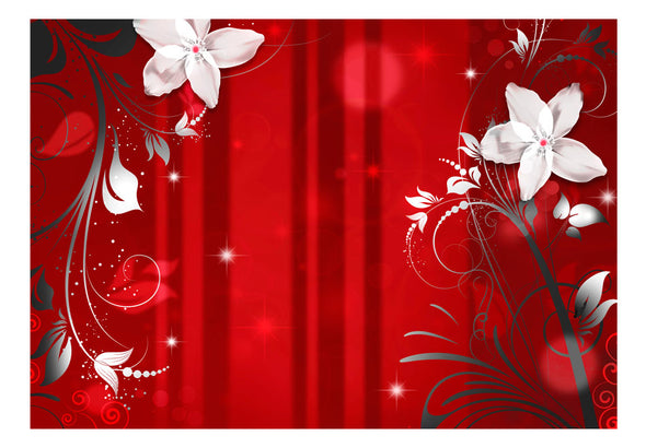 Fotobehang - Flowering scarlet