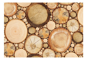 Fotobehang - Wood grains