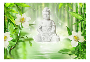 Fotobehang - Buddha and nature