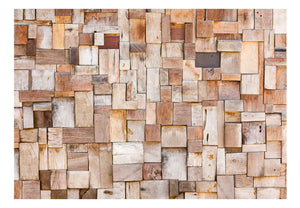 Fotobehang - Larch mosaic