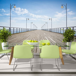 Fotobehang - On the pier