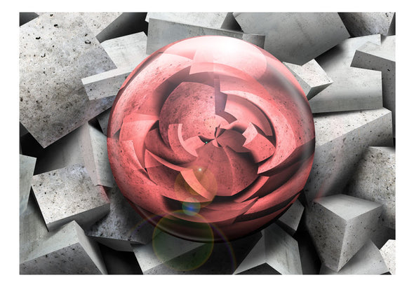 Fotobehang - Stone rose