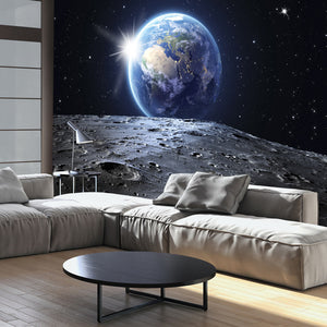 Fotobehang - View of the Blue Planet