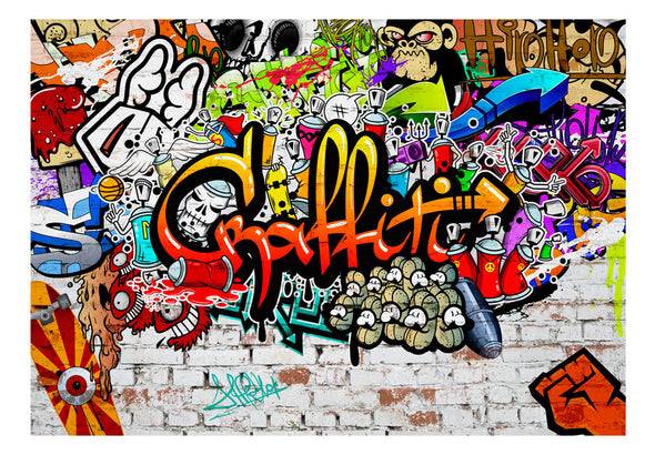 Fotobehang - Colorful Graffiti