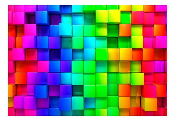 Fotobehang - Colourful Cubes