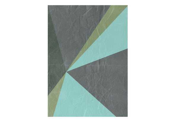 Fotobehang - Gray triangles