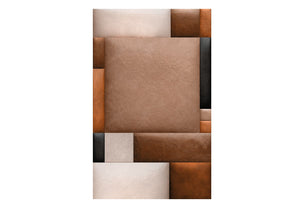 Fotobehang - Leather blocks