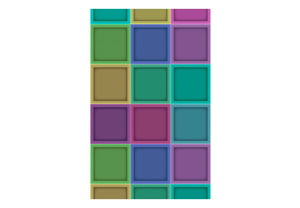 Fotobehang - Rainbow jigsaw