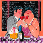 Dikke dames schilderij You have got the look (Giclée)