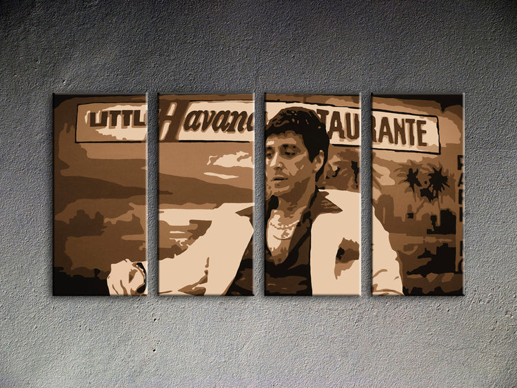 Popart schilderij Havana - Al Pacino