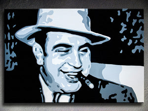 Popart schilderij Al Capone 2