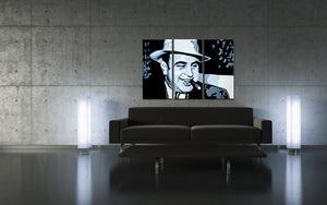 Popart schilderij Al Capone 1