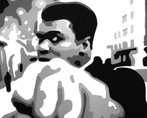 Popart schilderij Muhammad Ali 2
