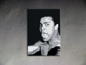 Popart schilderij Muhammad Ali