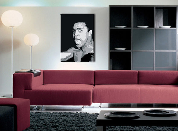 Popart schilderij Muhammad Ali