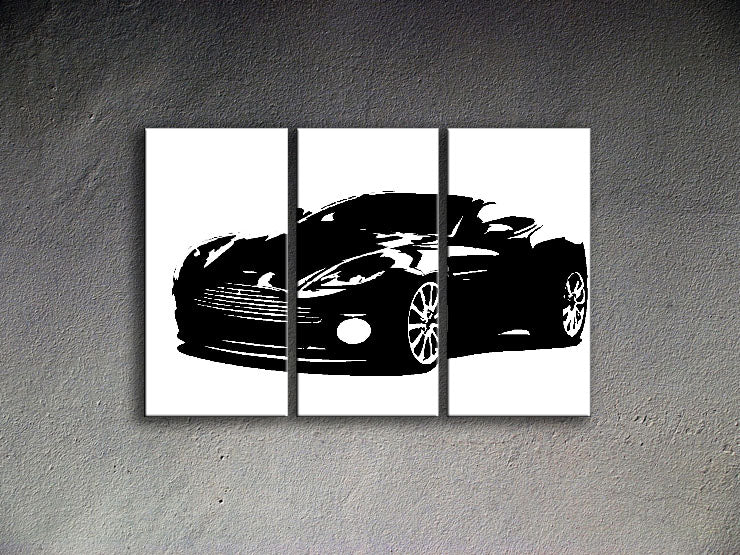 Popart schilderij Aston Martin 2