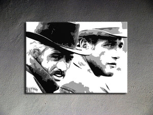 Popart schilderij Butch Cassidy