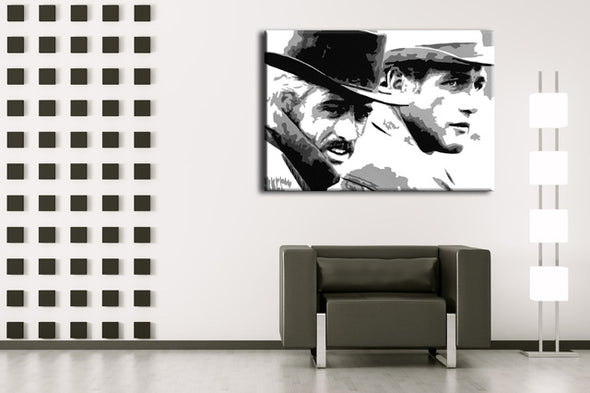 Popart schilderij Butch Cassidy