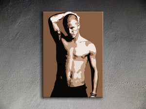 Popart schilderij David Beckham 2