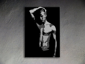 Popart schilderij David Beckham 3