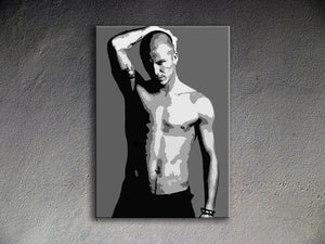 Popart schilderij David Beckham 1