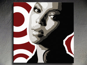 Popart schilderij Beyonce 1