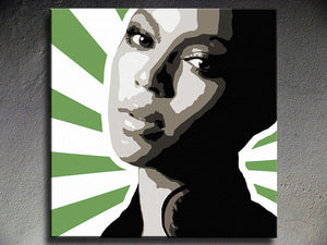 Popart schilderij Beyonce 2