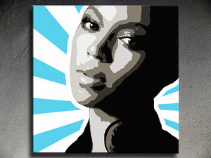 Popart schilderij Beyonce 3