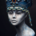 Aluminium schilderij Blue Grown fotokunst