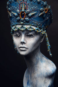 Aluminium schilderij Blue Grown fotokunst