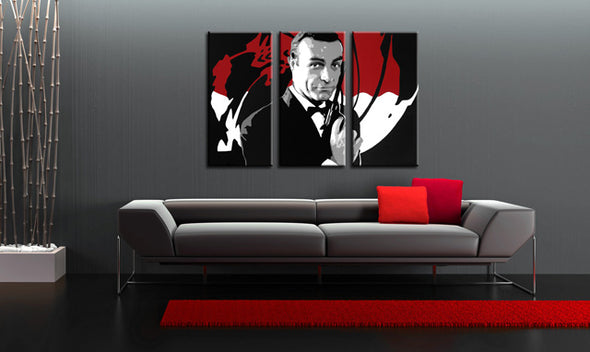 Popart schilderij James Bond 3