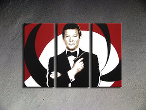 Popart schilderij James Bond 1